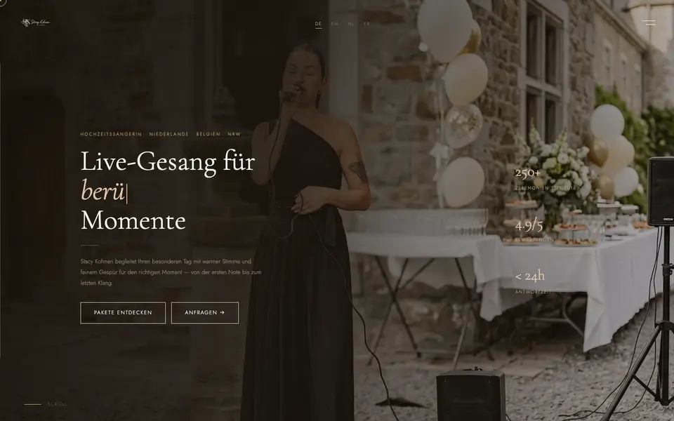 Website van Stacy Kohnen (stacykohnen.de)